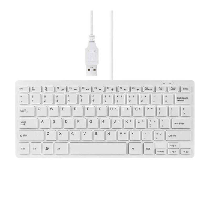 axGear USB Mini Keyboard with Chocolate Buttons Stylish Portable Ultra Slim for Mac PC - Image 3